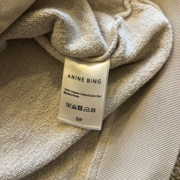 Anine Bing Cream Tiger Graphic Sweatshirt - Picture 3 of 6